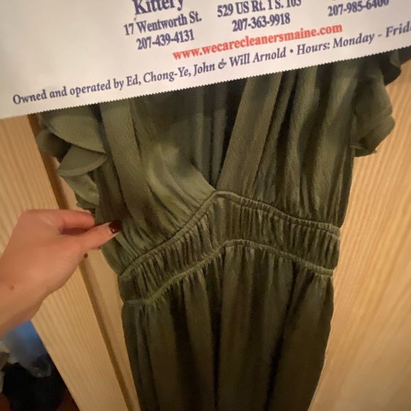 XÍRENA Posey Ruffle Shirred Silk Dress - Picture 9 of 11